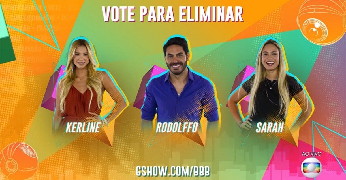 Bbb 21 Saiba Como Votar Para Eliminar Kerline Rodolffo Ou Sarah Vem Conferir Enquete Bbb Votar Bbb 21 Rodolffo, sarah e kerline estao correndo o risco de deixar a casa do big brother brasil na primeira semana de confinamento. enquete bbb